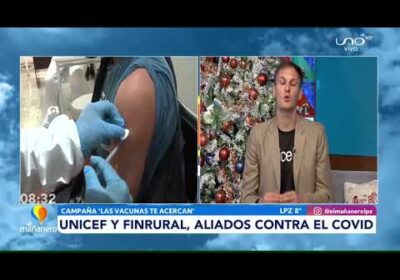 Unicef y finrural, aliados contra el covid