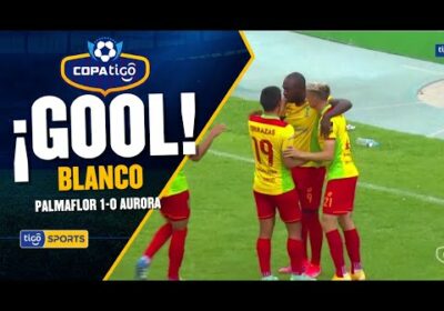 ¡Gol de Atlético Palmaflor! Blanco capitalizó un rebote de Montoya para poner en ventaja