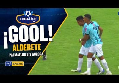 ¡Gol de Aurora! Alderete sacó un remate y en complicidad con el golero Gutiérrez iguala el marcador