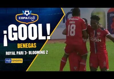 ⚽ 75′ ¡Gol de Royal Pari! Benegas con un buen cabezazo pone arriba en el marcador al ‘Inmobiliario’.