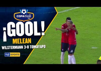 ¡Gol de Wilstermann! Melean apareció en el área para capitalizar un centro de Rodrigo Vargas