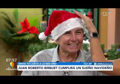 Juan Roberto Birbuet cumplirá un sueño navideño para Carlitos!!