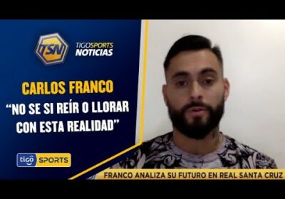 Carlos Franco – arquero de Real SC.: “No se si reír o llorar con esta realidad”.