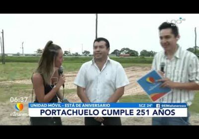 Portachuelo está de aniversario!! Gran visita del Alcalde de Portachuelo, Jimmy Carlos Hurtado.