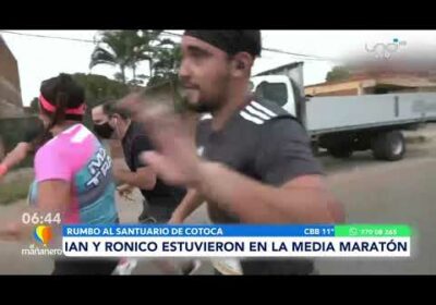 Ian y Ronico estuvieron en la media maratón!!