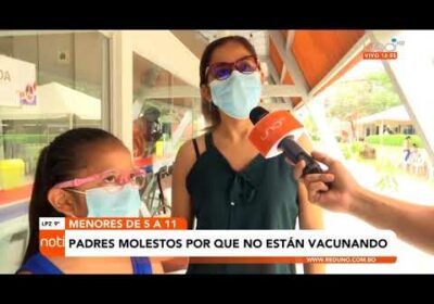 Santa Cruz retrasa vacunación a menores de 5 a 11 años por falta de instructiva del Gobierno