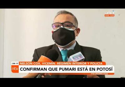 Gobierno confirma que Marco Pumari está en Potosí