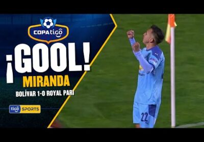 ¡Gol de Bolívar! Miranda con un gran zurdazo tras una asistencia de Martins pone en ventaja