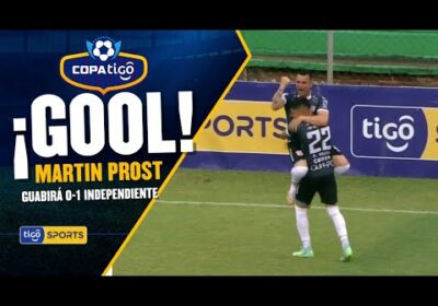 #CopaTigo🏆 2′ ¡Gol de Independiente! Se abre la cuenta en Montero, Martin Prost no perdonó.