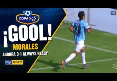 ¡Gol de Aurora! Morales con un bonito zurdazo colocado anota el tercer grito de la tarde