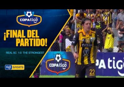 #CopaTigo🏆 ¡Final del partido! Real Santa Cruz derrotó a The Strongest por la última jornada