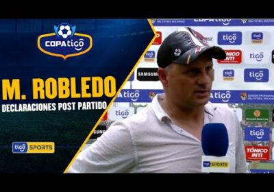 Estas fueron las palabras del ‘Loco’ Robledo, DT del campeón Independiente Petrolero.