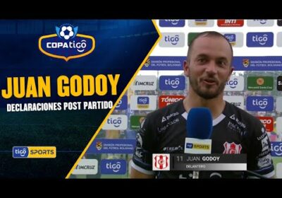 Declaraciones de Godoy quien anotó el tanto que le dio el campeonato a Independiente Petrolero.