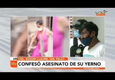 Policía presenta al suegro que desmembró y enterró a su yerno en su propia casa