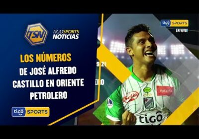 Estos son los números de José Alfredo Castillo en Oriente Petrolero.