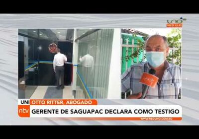 Gerente de Saguapac declaró como testigo por caso de los «800 ítems fantasmas»
