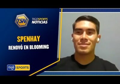 Spenhay renovó en Blooming y será parte del plantel 2022.