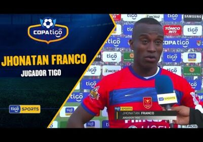 #CopaTigo🏆Jhonatan Franco Jugador Tigo. #TigoSportsBolivia⚽#UniversitarioDeSucre 2-0 #RealPotosí