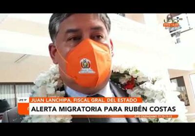 Anuncian alerta migratoria para Rubén Costas por denuncia de presunta corrupción en su gestión