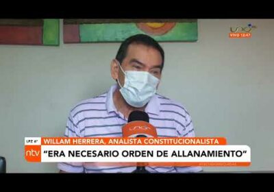 Constitucionalista considera que se vulneraron derechos procesales durante aprehensión de Sosa
