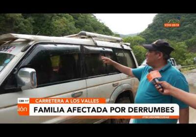 Derrumbes en la Angostura y Bermejo perjudica a pasajeros y viajeros