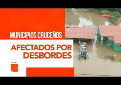 Municipios cruceños se ven afectados por lluvias