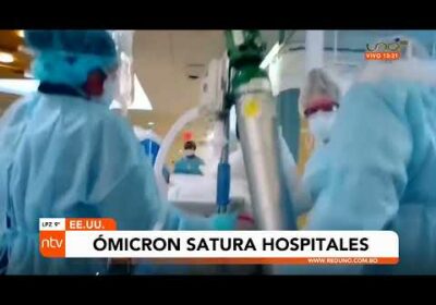 ÓMICRON satura hospitales en EE.UU.