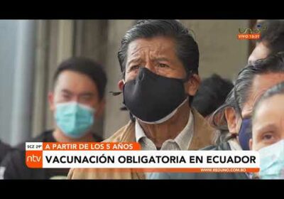 Vacunación obligatoria en Ecuador