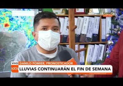 Lluvias continuarán el fin de semana en Bolivia