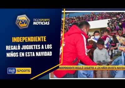 Independiente regaló juguetes a los niños en esta navidad.