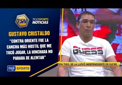 Cristaldo: “Contra Oriente fue la cancha hostil que me tocó jugar, la hinchada no paraba de alentar”