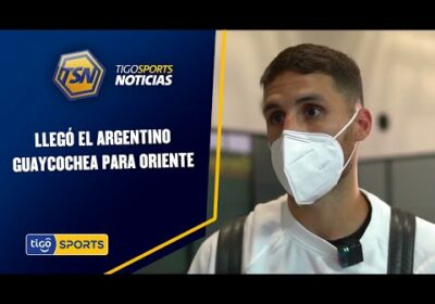 Llegó el argentino Guaycochea para Oriente. El volante argentino arribó la mañana de este lunes.