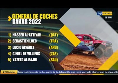 Esta es la tabla General de coches y camiones Dakar 2022.