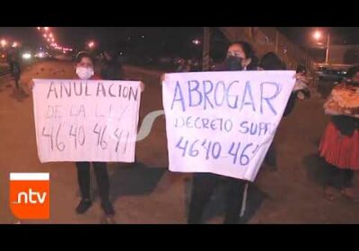 “Autoconvocados del Sur” rechazan los decretos de vacunación| Cochabamba| Notivisión