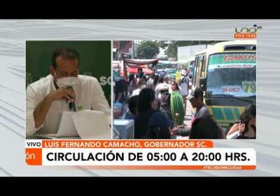 El COED determina circulación de 05:00 a 20:00 horas, desde el sábado 08 de enero