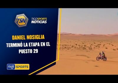 Daniel Nosiglia terminó la etapa en el puesto 29. Hizo un tiempo de 3H 41’ y 57”