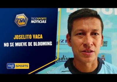 Joselito Vaca no se mueve de Blooming. El 10 renovó por una temporada más en la ‘Academia’.