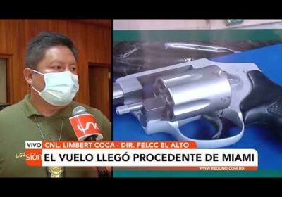 Secuestran cargamento de armas de fuego que era traficado desde EEUU y tenía como destino Santa Cruz