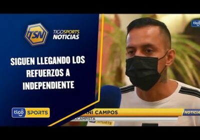 Siguen llegando los refuerzos a Independiente. Campos y Acuña ya trabajan en Sucre.