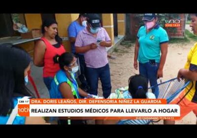 Realizan estudios médicos a bebé abandonado para llevarlo a Hogar