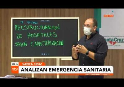 Analizan emergencia sanitaria e Santa Cruz