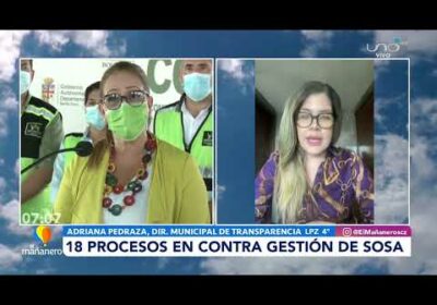 18 procesos en contra gestión de Angelica Sosa