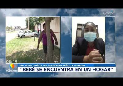 Evalúan salud de bebé abandonado