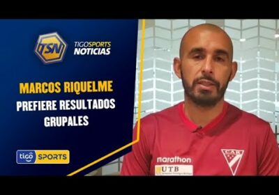 Marcos Riquelme prefiere resultados grupales. Será la primera incursión en equipo alteño.