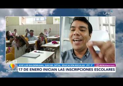 17 de Enero iniciarían las inscripciones escolares