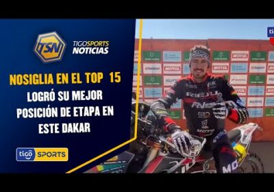 Daniel Nosiglia logró su mejor posición de etapa en este Dakar y se metió entre los 14 mejores