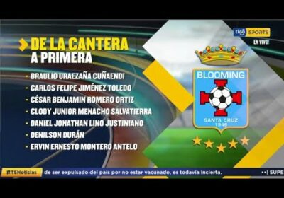 De la cantera a Primera en Blooming. Esto fue lo que publicó el club Blooming Div. Menores.