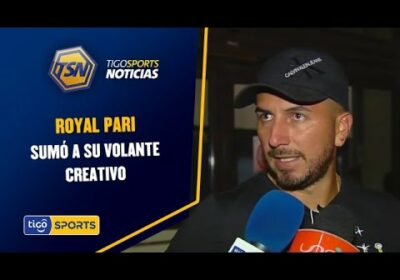 Royal Pari sumó a su volante Creativo. Se trata del colombiano John Fredy Pérez.