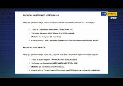 Esta es la convocatoria y reglamento para el Torneo 2022.