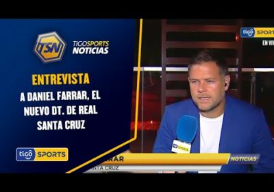 Entrevista a Daniel Farrar, el nuevo DT. de Real Santa Cruz.